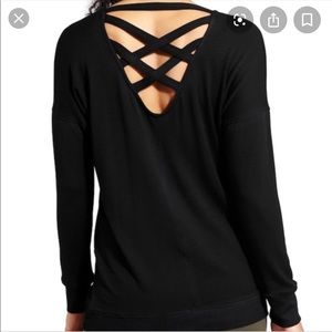 Athleta crossback CYA sweatshirt